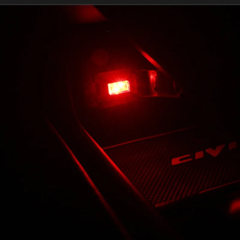 USB LED Night Light for Car Interior Lighting Lower Lamp Mini One Cooper R50 R52 R53 R55 R56 R60 R61 PACEMAN COUNTRYMAN |