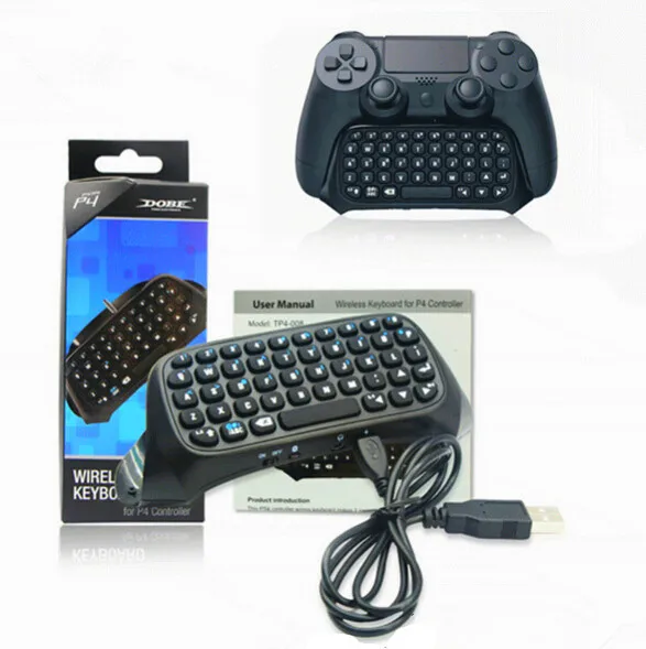 ミニ Bluetooth ワイヤレス コントローラー メッセージ ゲーム コントローラー キーボード ソニー の プレイステーション 4 Ps4 コントローラー ブラック Control Panties Keyboard Controlkeyboard Aliexpress