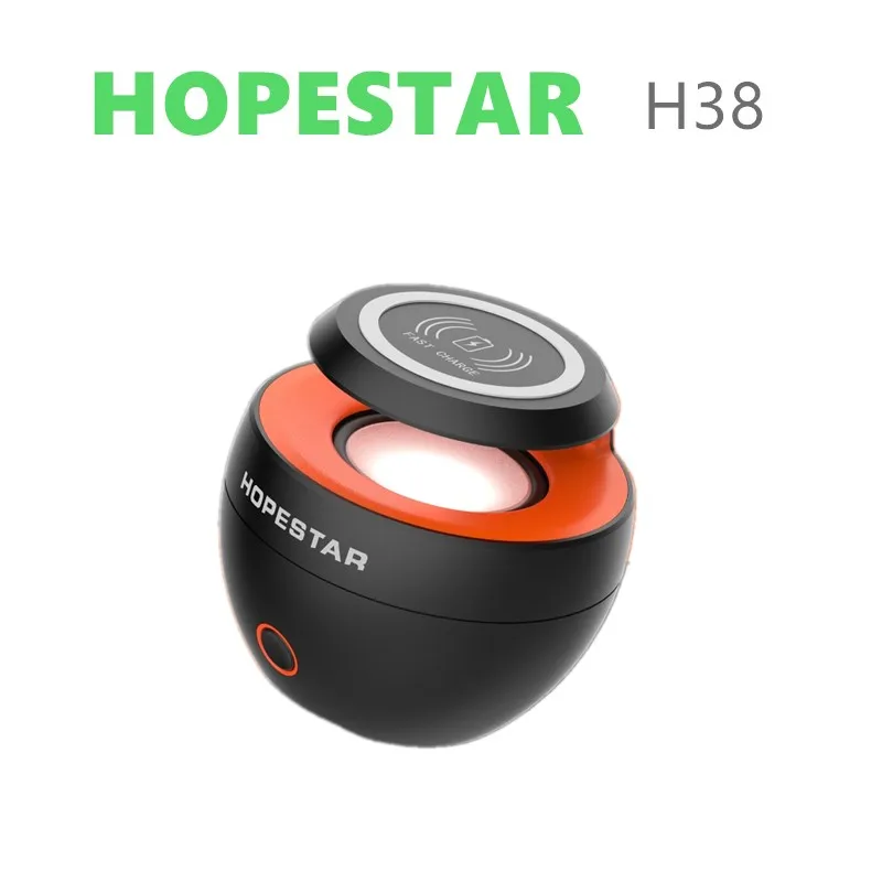 

HOPESTAR H38 Portable Column Bluetooth Speaker With Wireless Charger Function Qi Wireless Charger Speaker