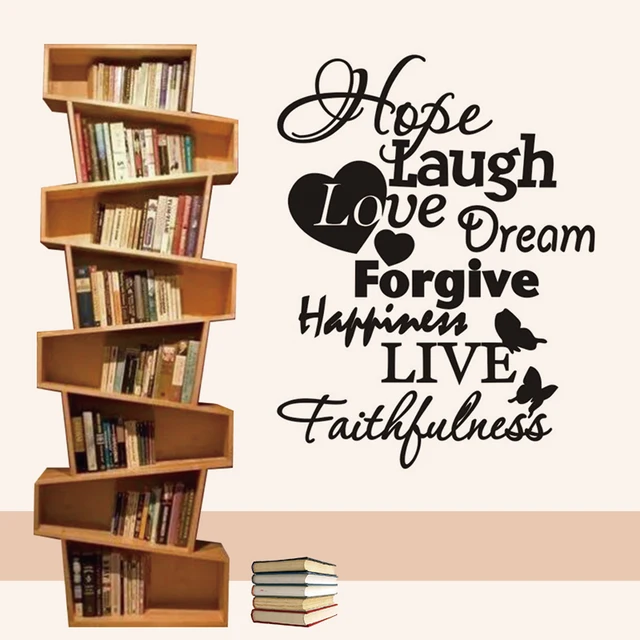 Faith Hope Love Wall Stickers Warm Decoration Nursery Art Faith Hope Love Wall Stickers Warm Decoration Nursery Art Wallpaper For Kids Room Living