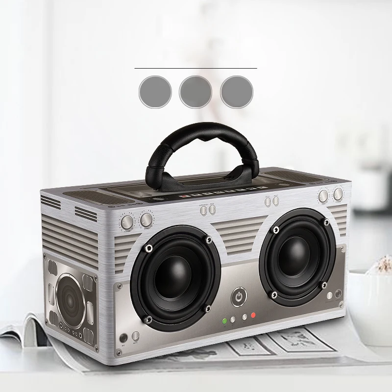 Abuzhen Bluetooth колонка Портативная саундбар Беспроводная s стерео mp3 плеер AUX TF