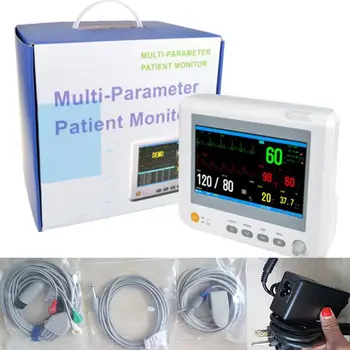 

7Inch ICU CCU Modular Patient Monitor Multiparameter NIBP,Spo2, PR,ECG,RESP,TEMP