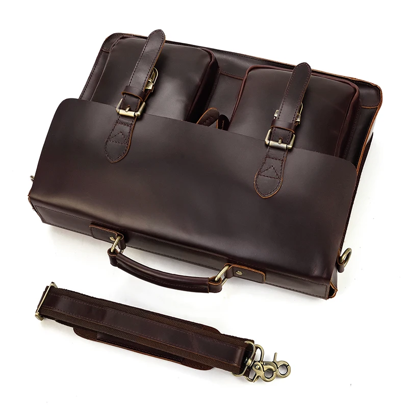 MAHEU формальные мужские кожаные сумки из натуральной кожи Портфель для 1" ноутбука PC Классическая деловая сумка для Daliy работы исходящий