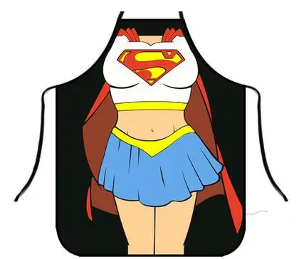 Sexy Apron Creative Kitchen Apron Funny Mermaid Women Aprons Dinner Party Cooking Apron Adult Baking Accessories