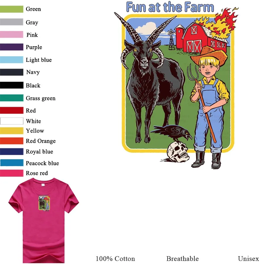 Summon Demons T-Shirt Fun At The Farm Cool Top Multicolor Funny Shirts Women Short Sleeve Harajuku Clothing T Shirt 2019 Tee Summon Demons T-Shirt Fun At The Farm Cool Top Multicolor Funny Shirts Women Short Sleeve Harajuku Clothing T Shirt 2019 Tee