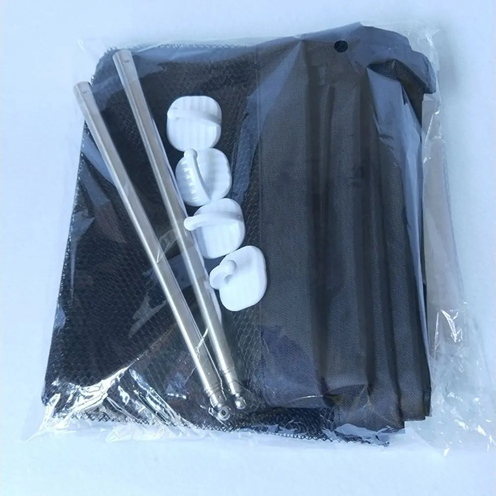 

Dog Gate Safe Guard Safety Enclosure Dog Fences Dog Gate The Ingenious Mesh Magic Pet Gate Isolation Network Black