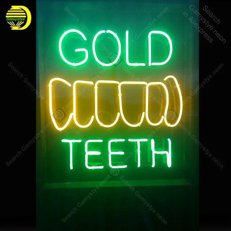 Neon light Signs Good Teeth Bulb sign Lamp Handcraft shop Home display Custom LOGO neon Letrero Neons enseigne lumine | Освещение