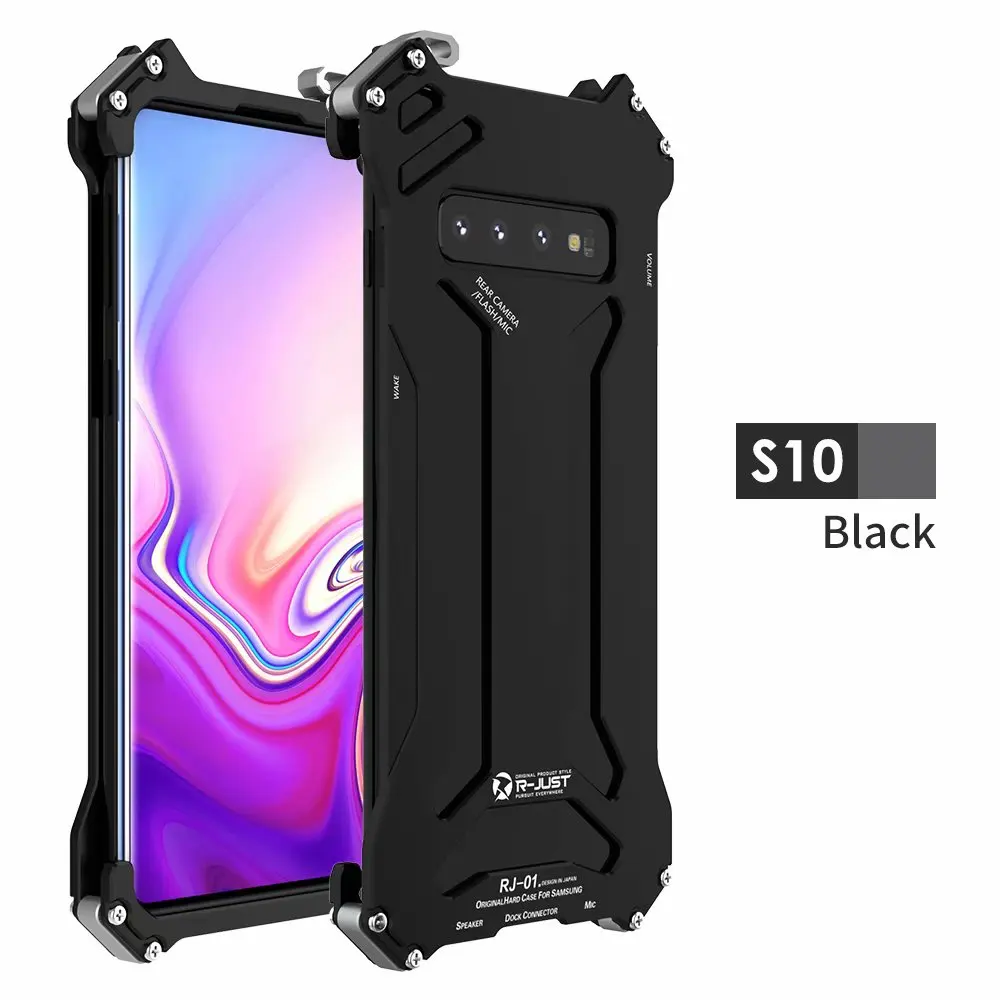 Чехол для телефона для samsung S10lite S10 плюс для телефона с защитой от падений и жесткий корпус защитный чехол с металлическим корпусом