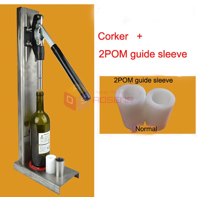 New Manual Corker Cork Stainless Steel Hand Pressure Wine Cork Bottle