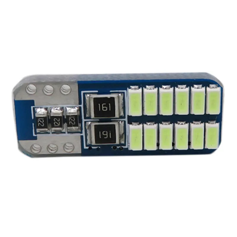 Светодиодные лампы WLJH 10x Canbus 3014 SMD T10 W5W 2825 ламсветильник в светодиодная