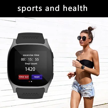 

Bluetooth Smart Watch Phone Mate SIM FM Pedometer Sport Fitness Pedometer SmartWatch Phone For Android IOS