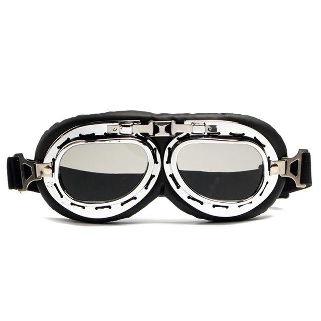 Aviator Retro Motorcycle Vintage Goggles Eyewear Cruiser Pilot - Foto 9