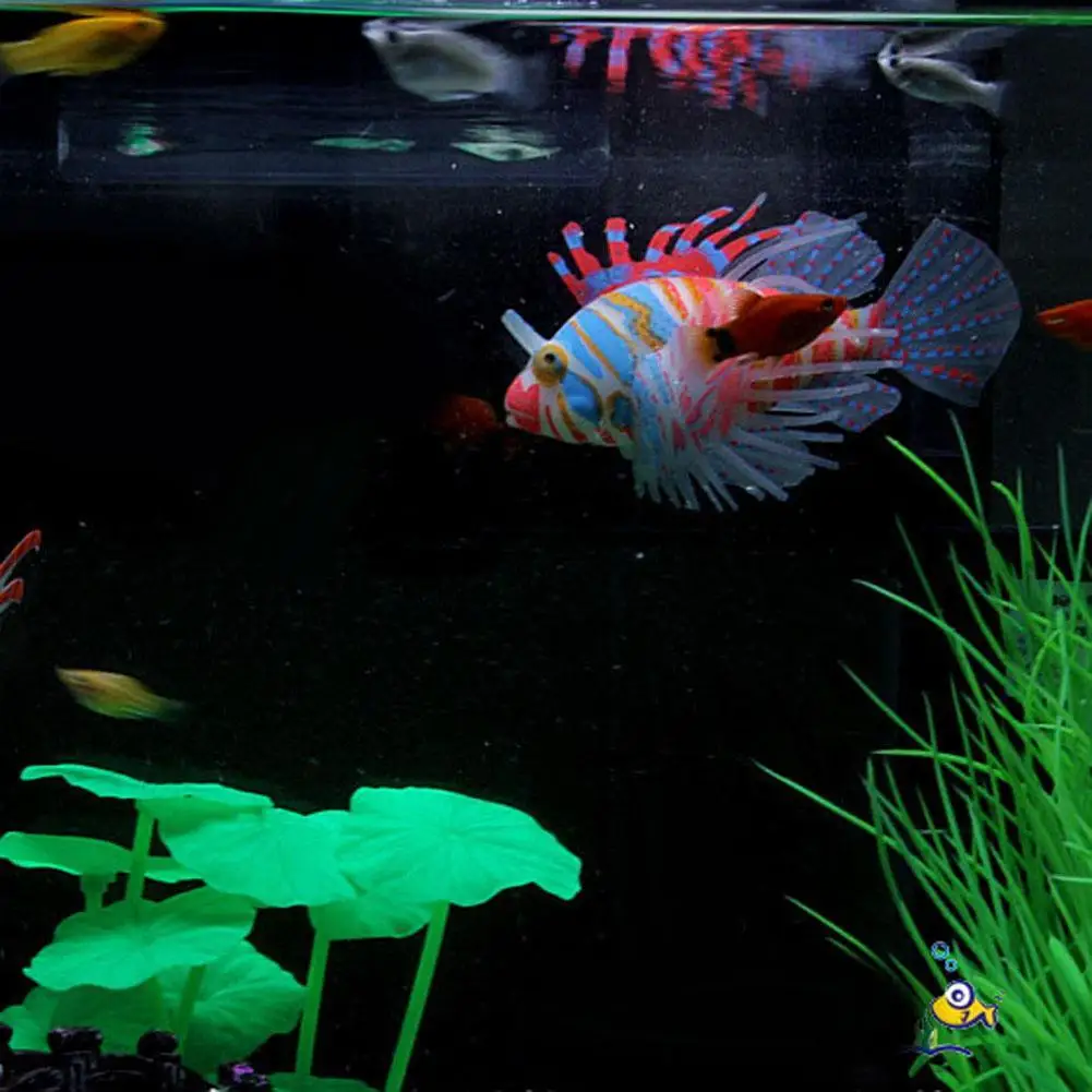 Luminous Lionfish Style Silicone Fish Toys Floating Glow In Dark Accessories Gift For Kids Dropshipping Luminous Lionfish Style Silicone Fish Toys Floating Glow In Dark Accessories Gift For Kids Dropshipping