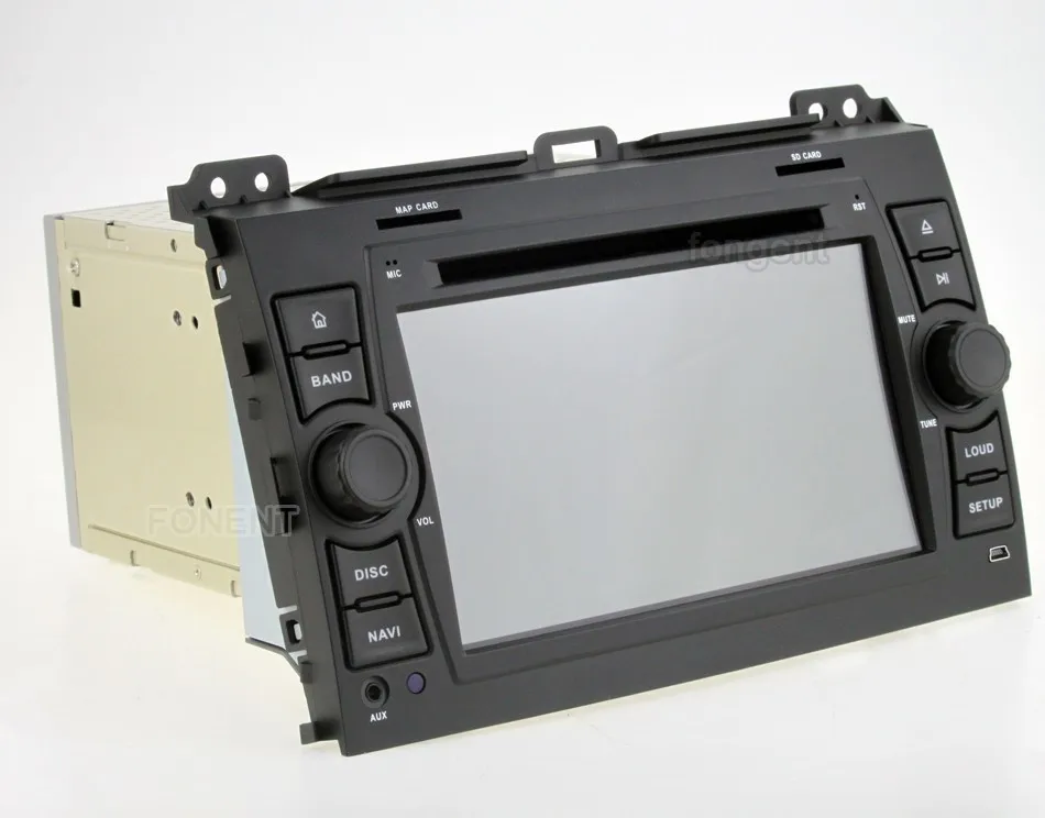 Perfect for Toyota Land Cruiser Prado 120 2003 2004 2005 2006 2007 2008 2009 Car Android auto Stereo Stereo Radio DVD Multimedia Player 4