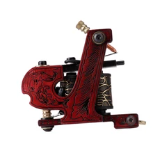 New Tattoo Machine Handmade Taty Coil Gun 10 Wraps Supplies MZZA12 1