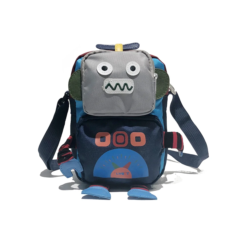 

New Japanese Personality Funny Robot Shoulder Messenger Bag Lady Cute Mobile Phone Bag Party Travel Crossbody Bag Designer