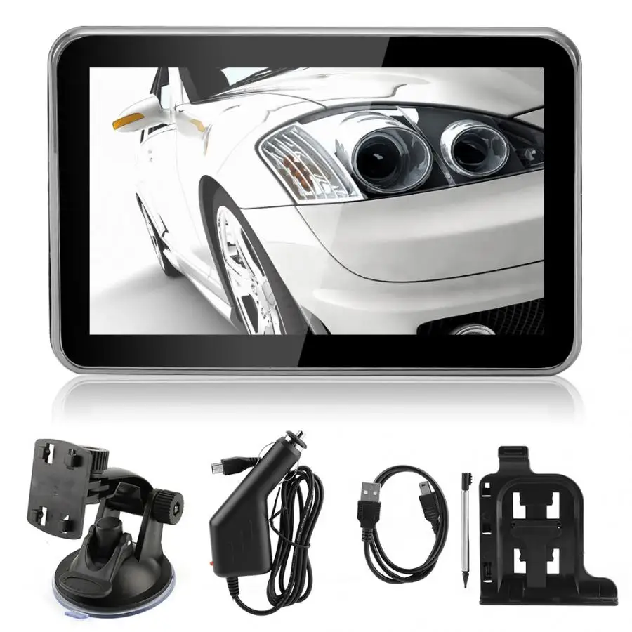 

4.3in Screen Universal Car GPS Navigator FM Transmitter Vehicle GPS araba aksesuar GPS coche Car Accessories araba aksesuar New