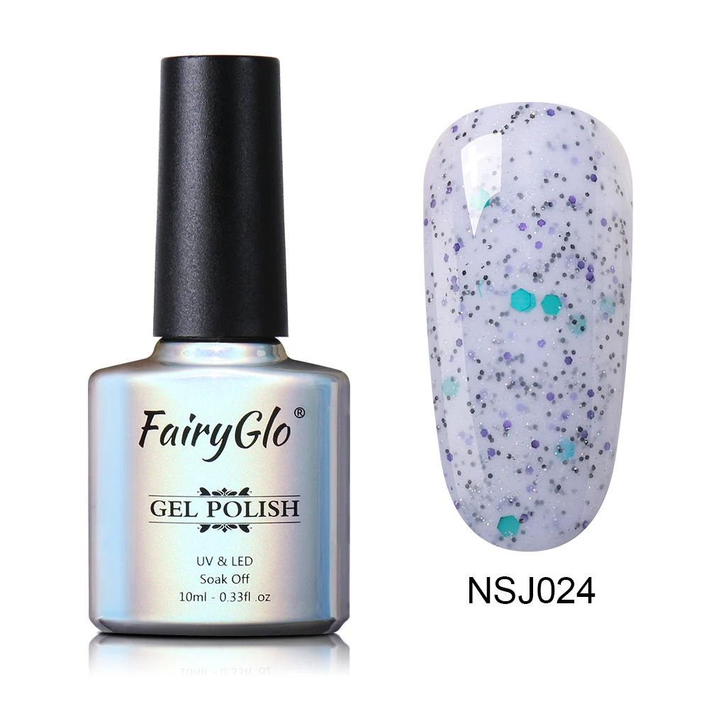 NSJ024 FairyGlo 10 мл сырный песок Гель-лак для ногтей замочить от длительного действия Гель-лак для маникюра УФ-гель для ногтей Полупостоянный лак - Цвет: NSJ024