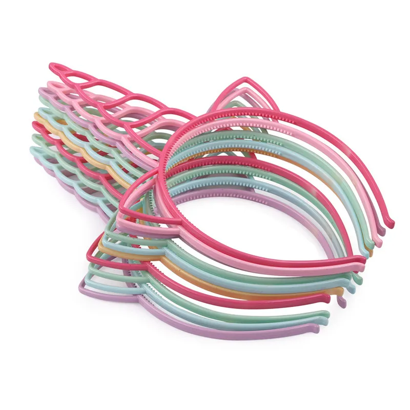12pcs Unicorn Party Headband Festival Party Headband Holiday Hair Accessories Birthday Decoration For Kids PT36 (1)