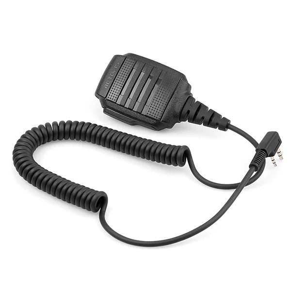 Retevis RS-114 IP54 Динамик микрофон 2 PIN для Retevis H777 RT21 RT27 для Kenwood двухстороннее радио аксессуары черный C9060A