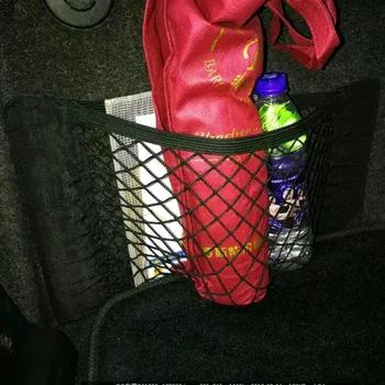 

New Car Rear Trunk Seat Storage Bag Net for opel astra j golf 7 hyundai i20 volvo s80 vw bora lancer mercedes w204 renault