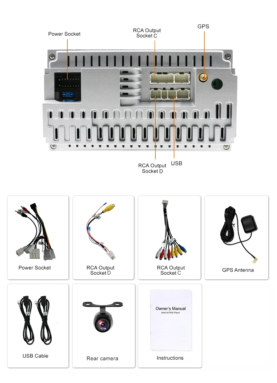 Clearance 2 Din Android 8.1 Car DVD GPS For Toyota Hilux Yaris Vios Camry Corolla Rav4 Prado 2003 2004 2005 2006 2007 2008 1G RAM 17