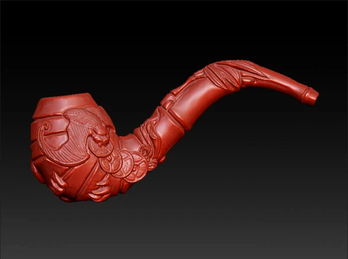 3D модель для ЧПУ резная фигурка скульптурная машина в формате STL китайская