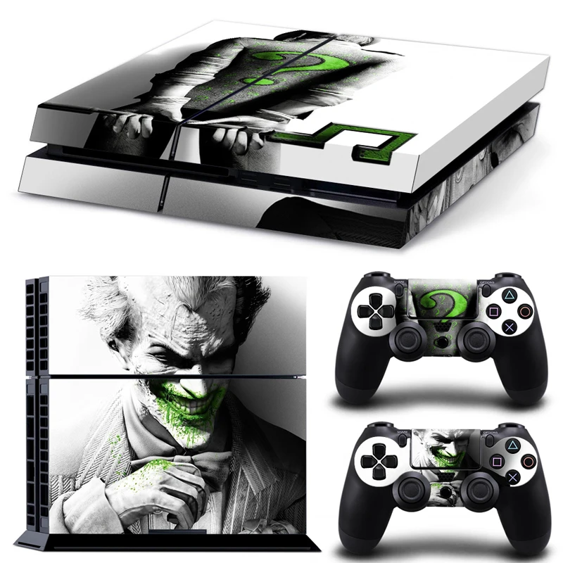 

Decal Skin Sticker For Sony Playstation 4 PS4 Console With Controllers Protector Joker Cover PS 4 Skins