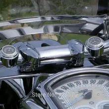 Мотоцикл части мотоцикла 7/"-1" руль часы и термометр комбо черные циферблаты водонепроницаемый