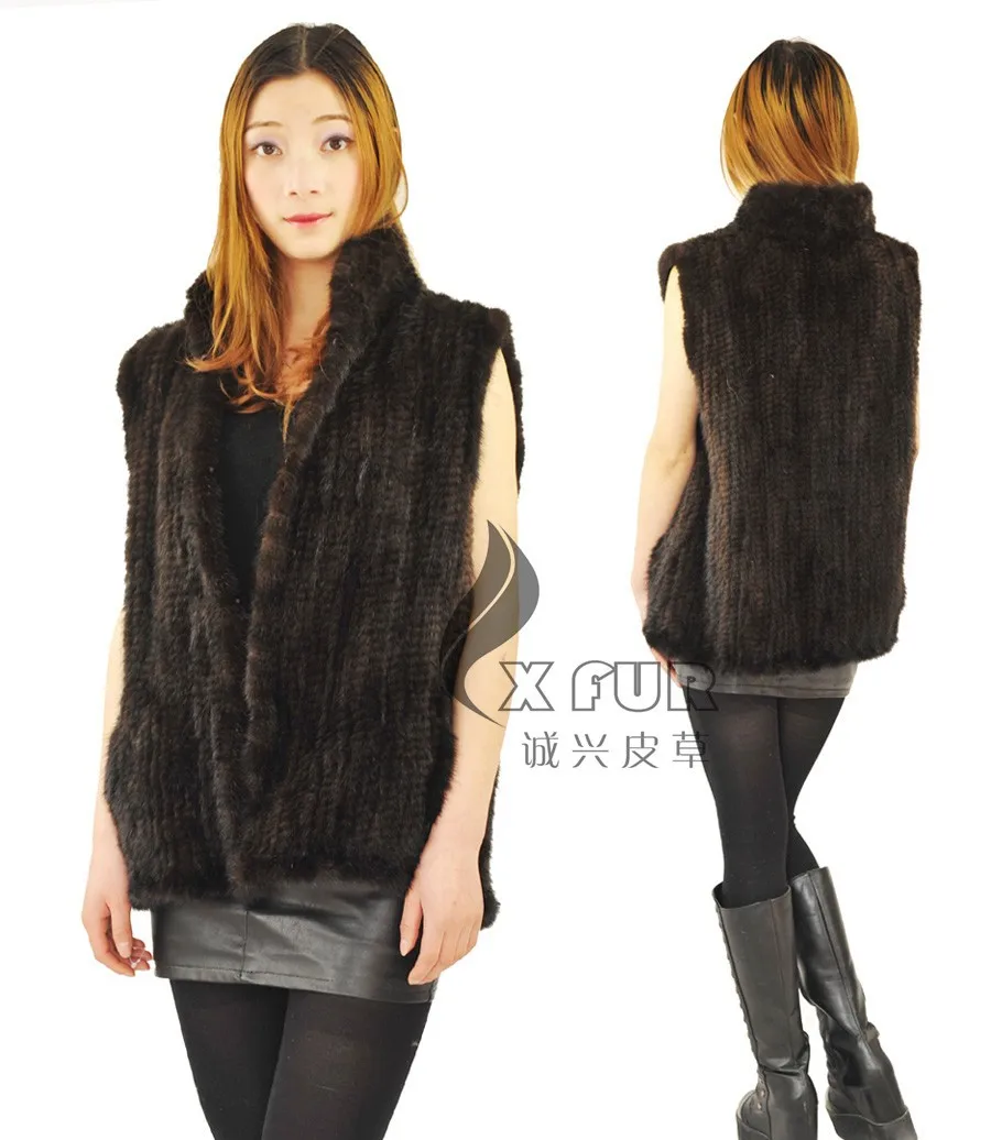 CX-G-B-13B, новое модное зимнее пальто для женщин, импортная натуральная норковая шуба, модный жилет, высококачественное пальто для отдыха