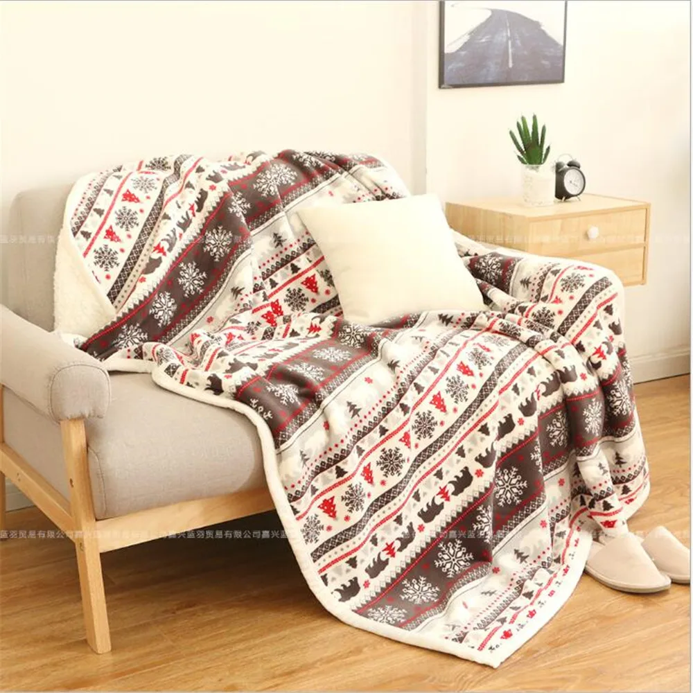 WINLIFE плюшевое мягкое одеяло с решетчатым дизайном теплое одеяло s и броски для взрослых детей и малышей