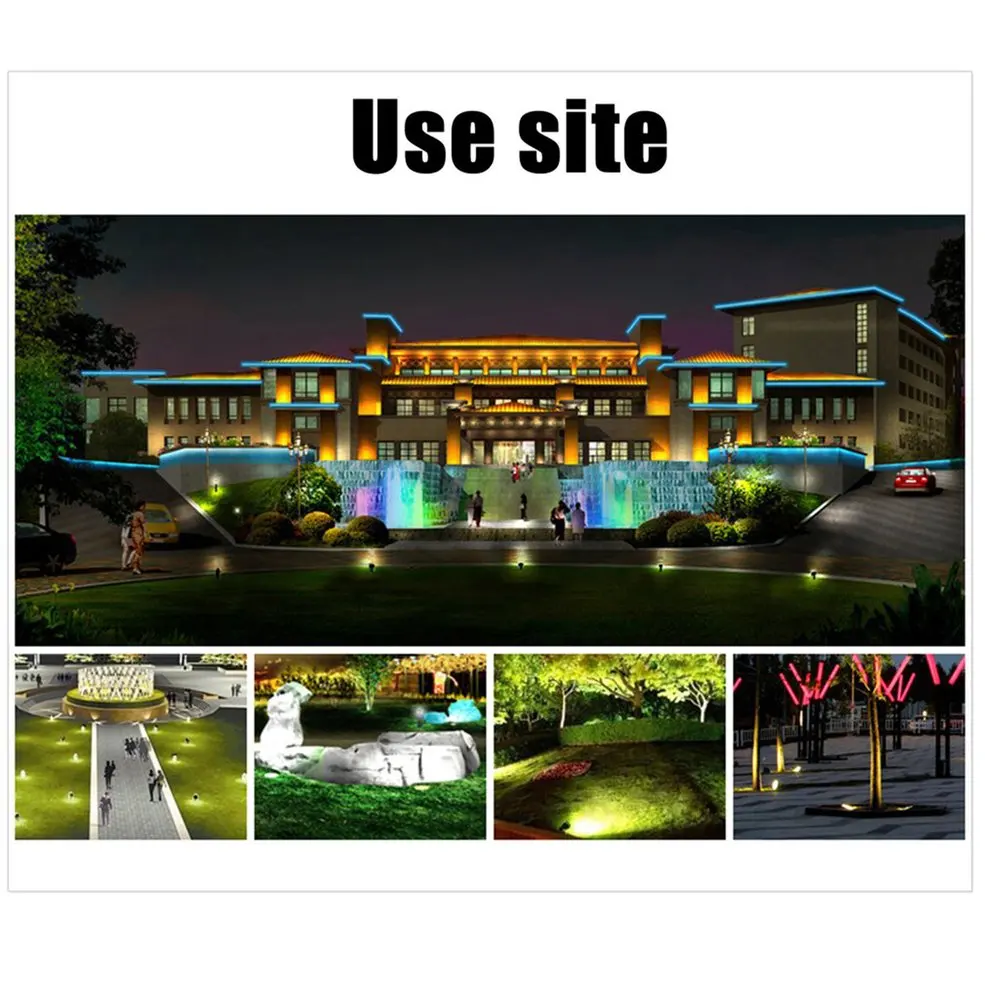 

5 pcs 12V LED Spike Light Bulb Lamp Spotlight Outdoor Garden Yard Path Landscape Red