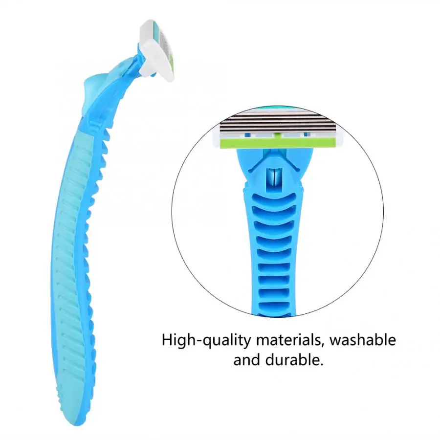 Прямая бритва 3 цвета бритва Мужская Женская Бритва держатель удаление волос на ногах бритье 6 слой лезвие бритвы Замена Мужская t Безопасная бритва