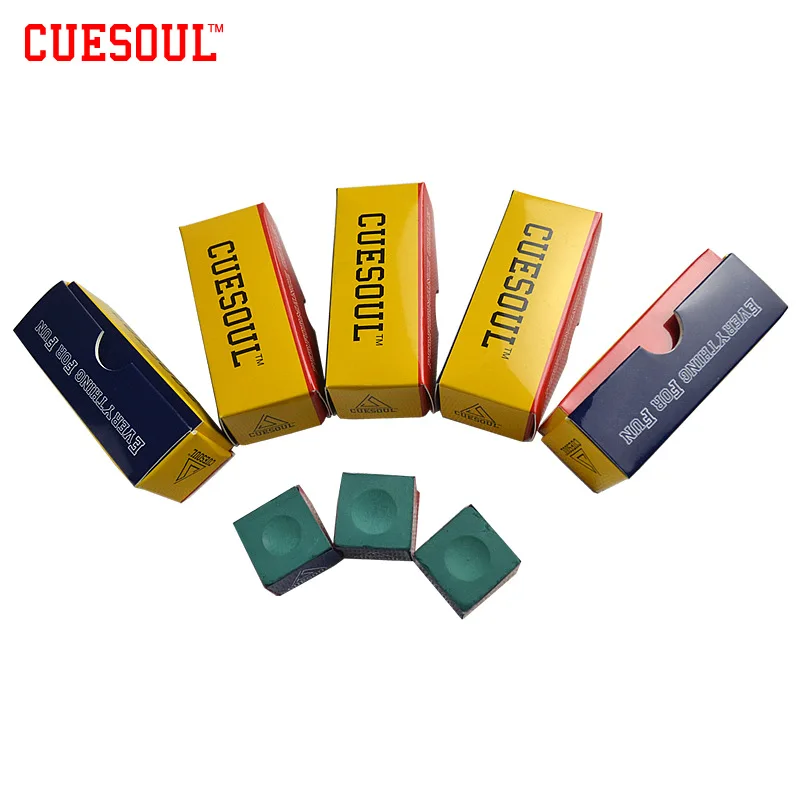 Cuesoul 3 шт./компл. снукер бильярдный Мел кий масло сухой без проскальзывания