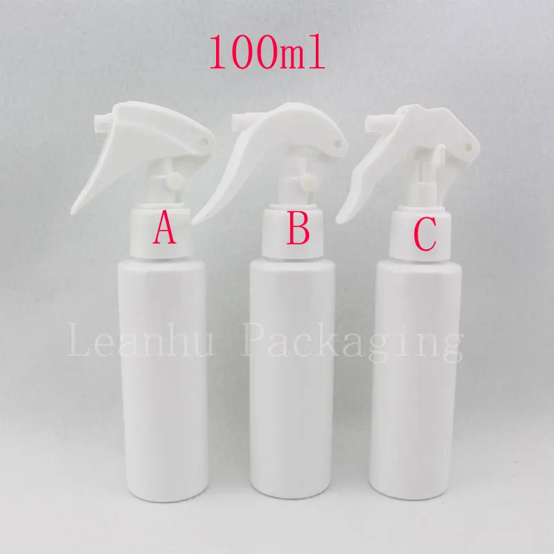 100ml X 40 empty white trigger spray bottles with sprayer