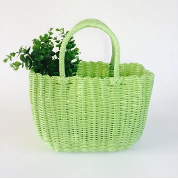 Bathroom Clothes Luandry Storage Plastic Basket 4HQD (1)