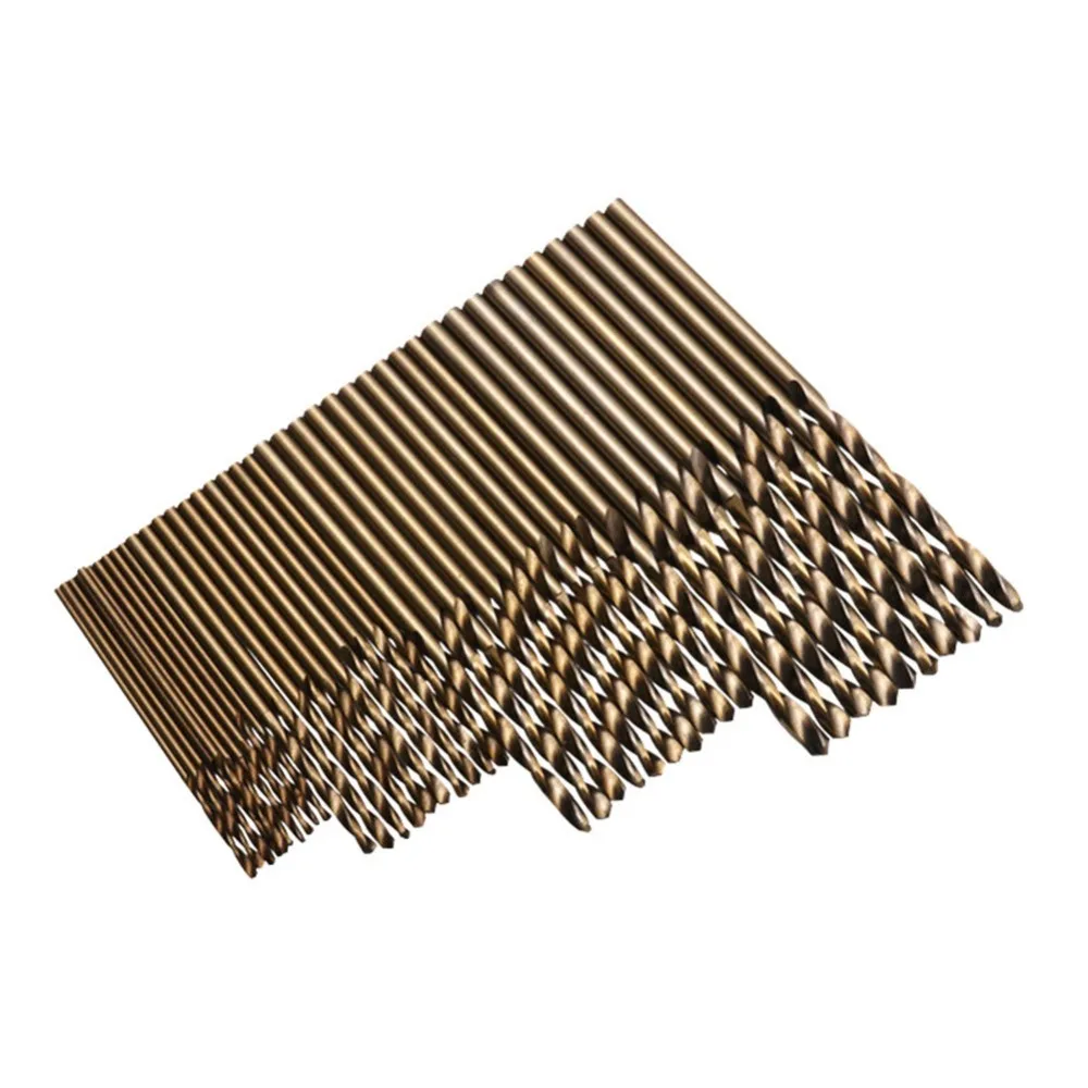 

74PCS HSS CO/M35 Mini Twist Drill Bit Cobalt Mini Twist Drill Bit Set Drills Set for Drilling on Stainless Steel1-8MM