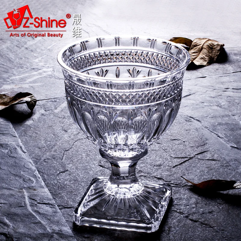 All lead-free glass insulation bucket oblique wine bar beer drinks champagne bucket with ice size