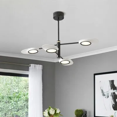 Современный светодиодный подвесной светильник современный вентилятор подвесные лампы гостиная столовая кухня дизайнерское освещение