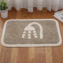 Розовые коврики для ванной комнаты супер впитывающие хлопковые кухонные аксессуары украшения домашний ковер пушистый Мягкий Нескользящий Tapetes Para Banheiro
