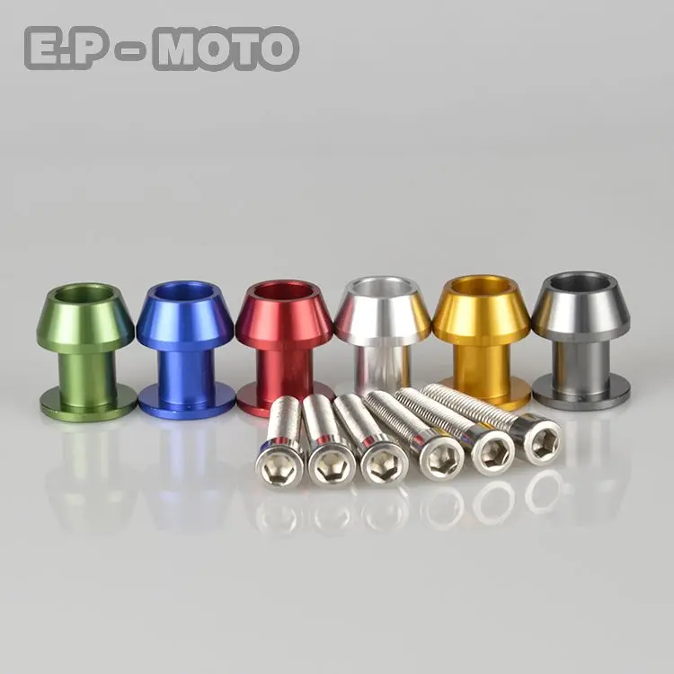 

Motorcycle Swingarm Spool Sliders with 10mm threads Fit For ZX6R ZX12R ZX12R ZX9R ZZR1400 ZX14R ER6F ER6N