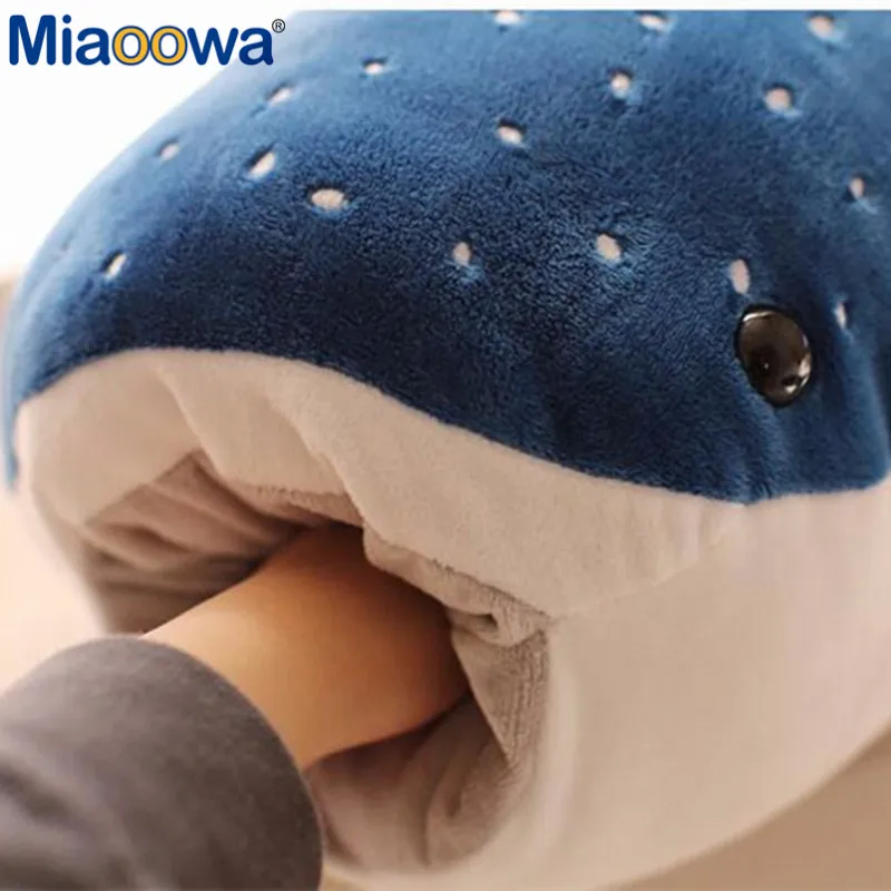 Cute Blue Shark Plush Toy Big Fish Cloth Doll