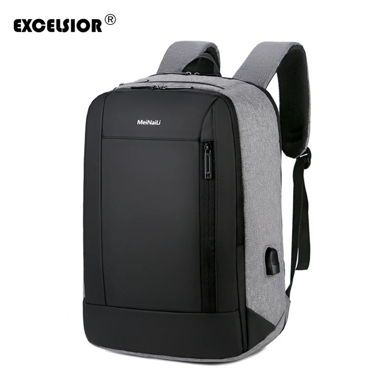 

EXCELSIOR Men's Bags Waterproof New Laptop Backpack Anti Theft Backpacks Oxford Travel Teenage Backpack bag male bagpack mochi