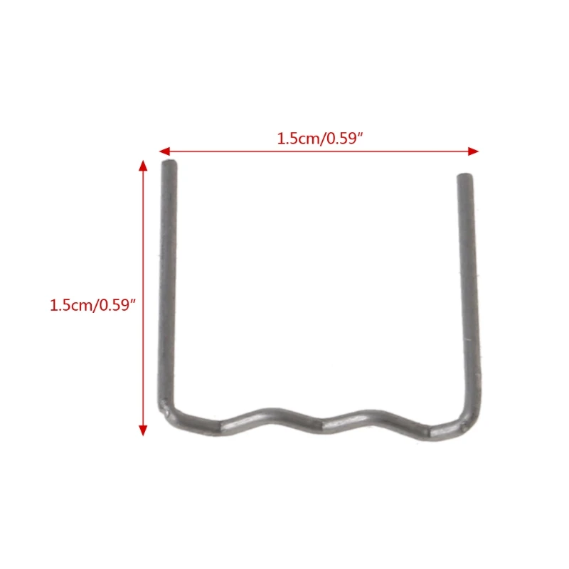 100 шт. 0,8 мм предварительно вырезанные горячие плоские скобы волновой формы пластиковый степлер Автомобильный ремонт сварочный инструмент высокого качества
