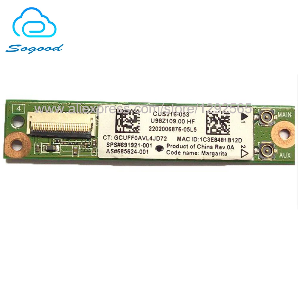 Беспроводная сетевая карта HSTNN-QR03 300 Мбит/с 802.11a/g 802.11n 2 4G и 5G + Bluetooth 4 0 Mini PCI-E для HP