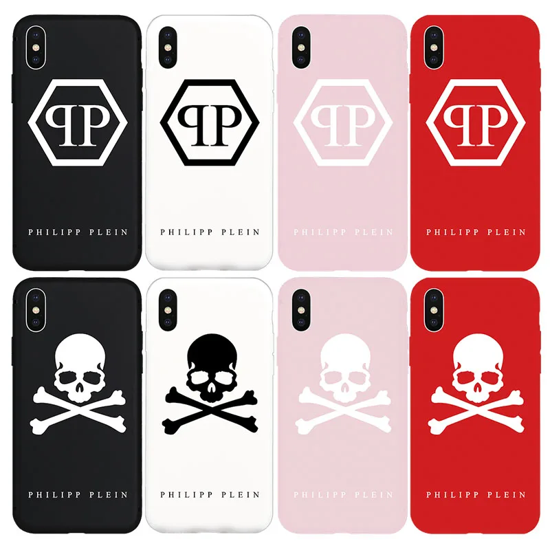 

Brand Skull Soft Silicone Cover Case for iPhone Xs Max X XR 6 6S Plus 7 7Plus 8 8Plus 5 5S SE Phone Cases Cover Coque Fundas