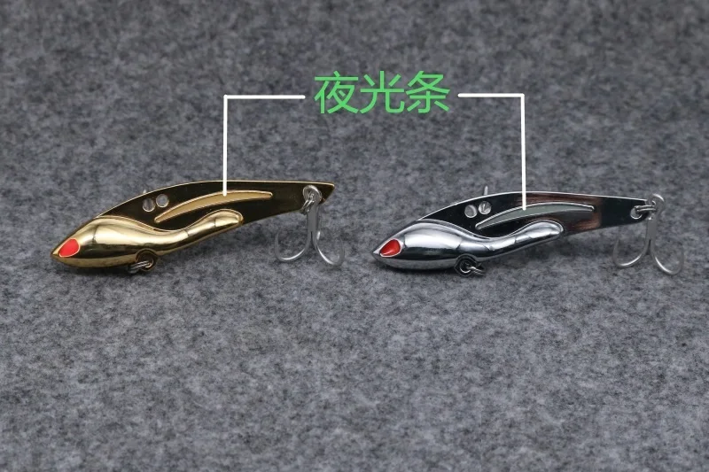 Luminous VIB lure fishing lure savage gear metal bait for winter fishing spoon lure jerkbait stickbait jigging fishing tackle