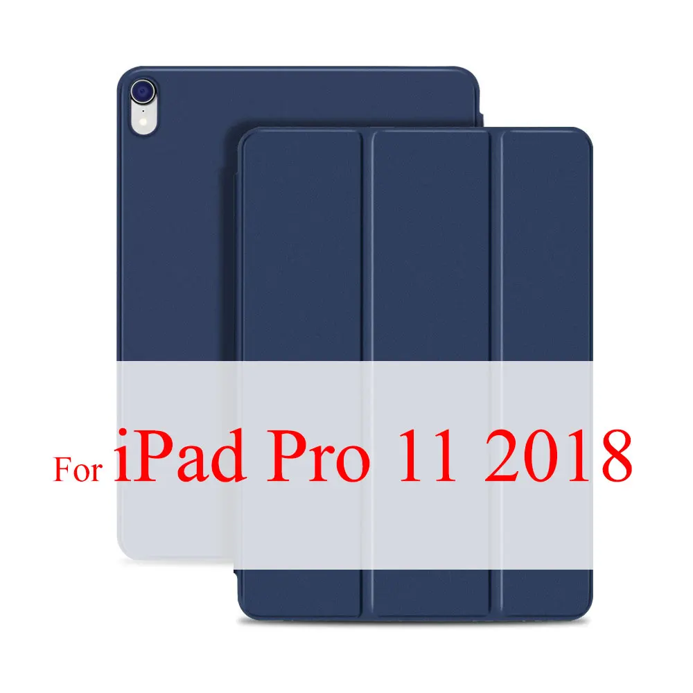 Магнитный адсорбционный Чехол для IPad Pro 12,9 Funda Ultra Slim Smart Case для IPad Pro 11 поддержка карандаш Чаринг крышка - Цвет: Pro 11 Blue