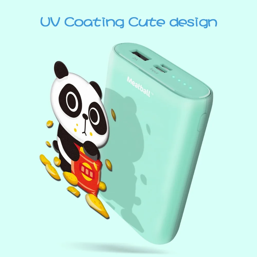 Pisen 10050mAh 5V/2A Power Bank USB C Portable Charger Type Micro Dual Input Fast Charging External Battery for Smartphone|Внешние