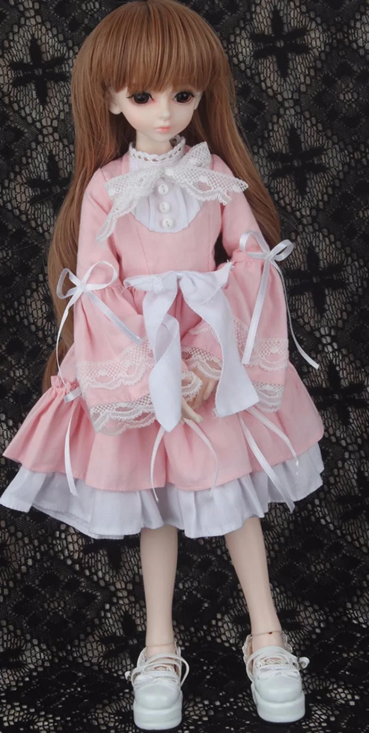 Бесплатная доставка 1/3 1/4 1/6 BJD куклы одежда модный стиль платье игрушки